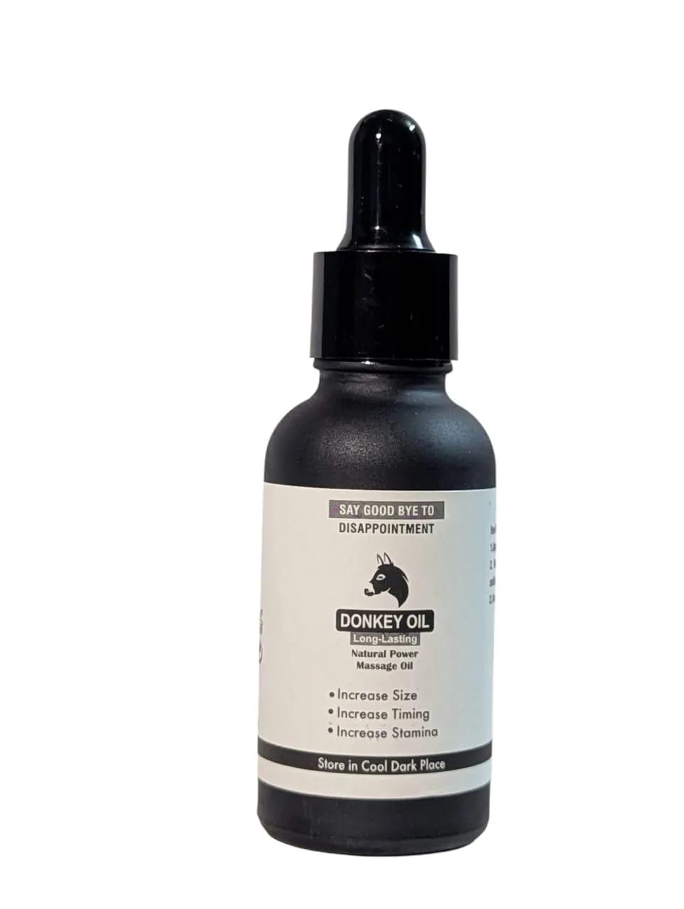 Donkey Body Oil 30 Ml, Timing &amp; Stamina Enhancement