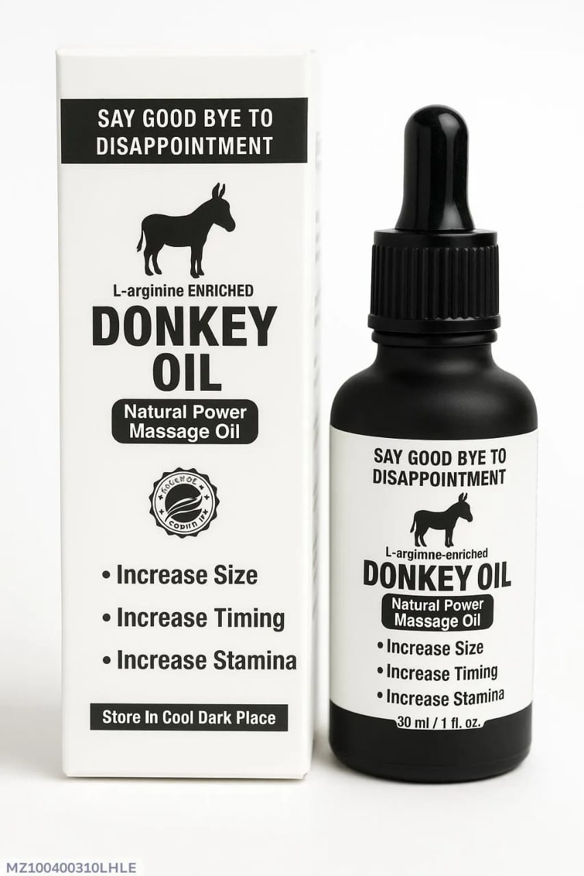 Donkey Body Oil 30 Ml, Timing &amp; Stamina Enhancement