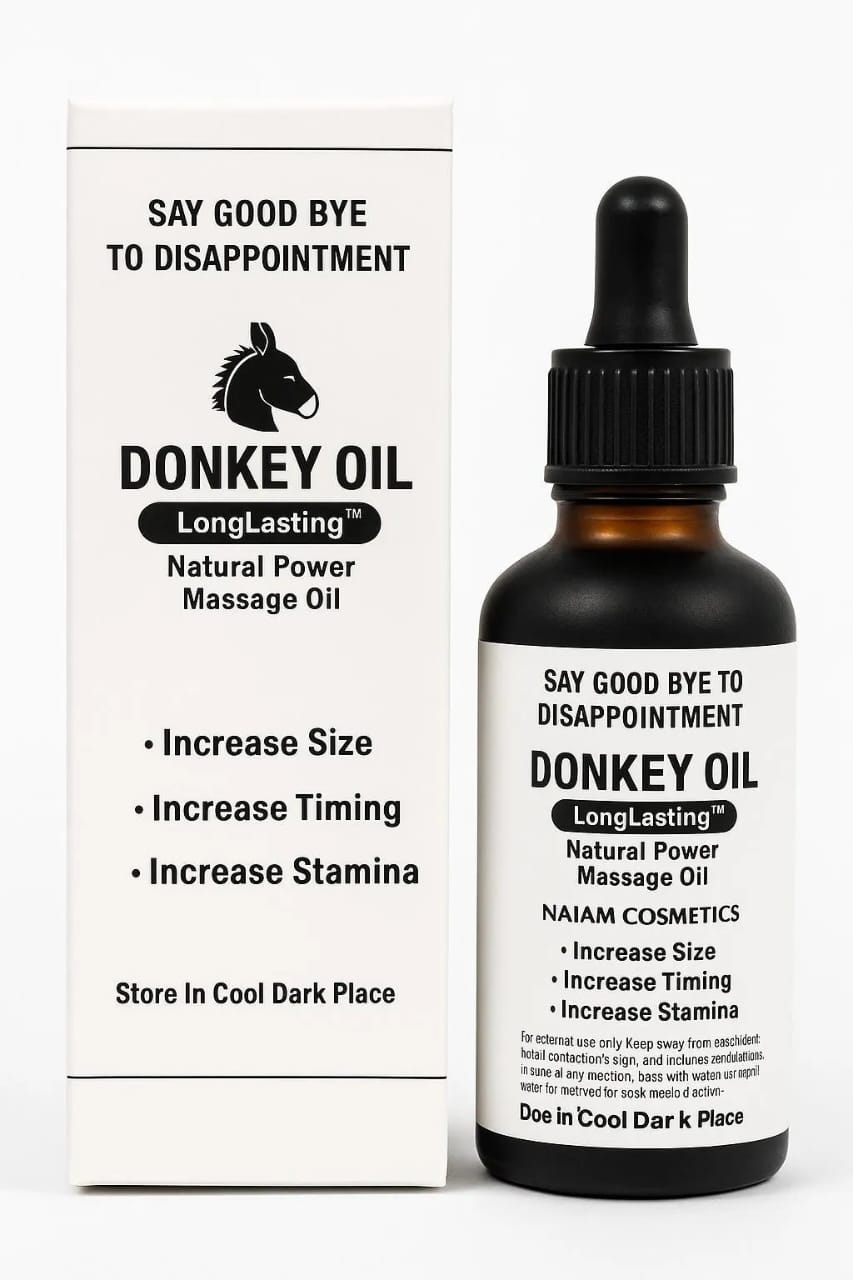 Donkey Body Oil 30 Ml, Timing &amp; Stamina Enhancement
