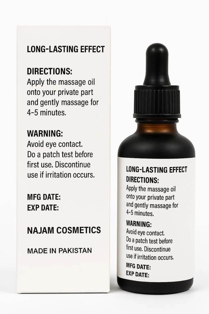 Donkey Body Oil 30 Ml, Timing &amp; Stamina Enhancement