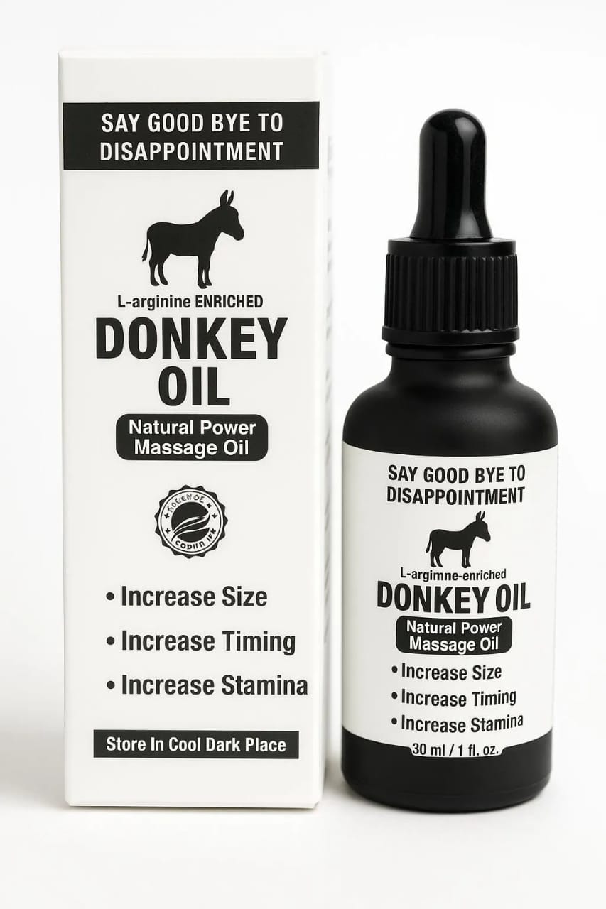 Donkey Body Oil 30 Ml, Timing &amp; Stamina Enhancement