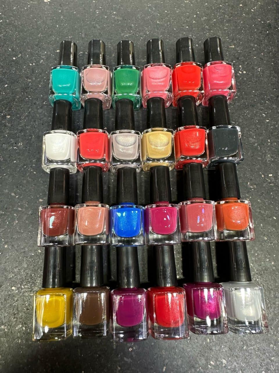 24 Pcs Peel Off Nail Polish